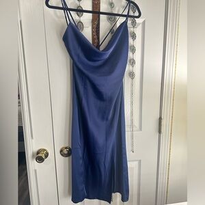 Forever 21 Navy Backless Dress